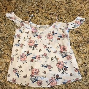 Abercrombie & Fitch Cold Shoulder Blouse